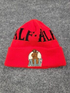 Rare Vintage 1987 ALF TV Show Red Knit Beanie Hat
